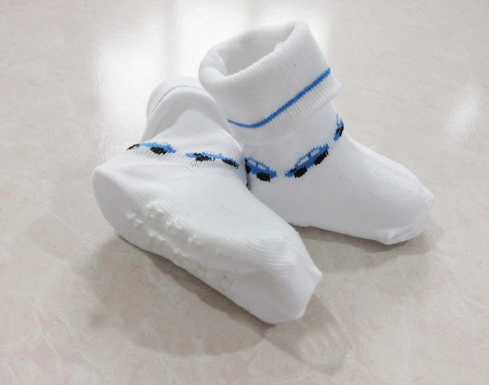 Baby′ S 100 Cotton Loose Cuff Anti-Slip Skidder Toddler Fuzzy Socks