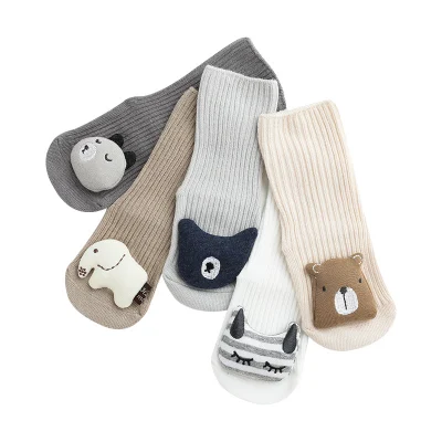 China Hot Sell Cotton Napping Winter Indoor Anti-Rutsch-Baby-Bodensocken