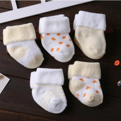 3-12 m weiche Baumwollsocken für Babys, Mädchen und Jungen, reine Baby-Accessoires, Kindersocken