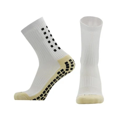 Anti-Rutsch-Fußball-Fußball-Sportsocken, Unisex, für Herren und Damen, Fußballsocken, Waden-Kurzsocke mit Gummi-Punkt, dicker Baumwollboden, rutschfest, atmungsaktiv, Wbb15131